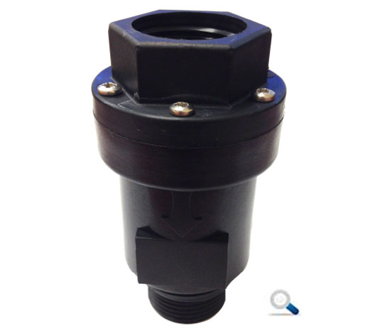 Dual Check Valve: 1” BSP Inlet (Female) - 1” BSP Outlet (Male)